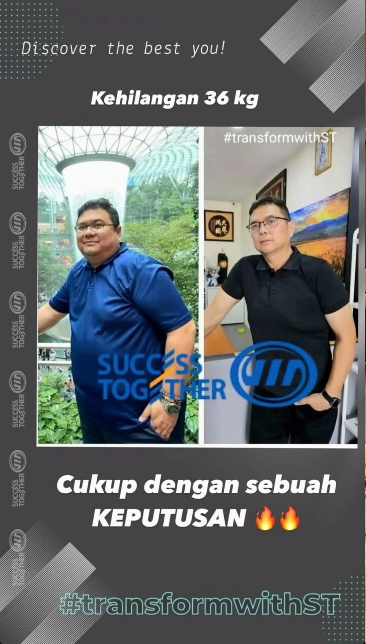 TransformwithST customer before and after transformation